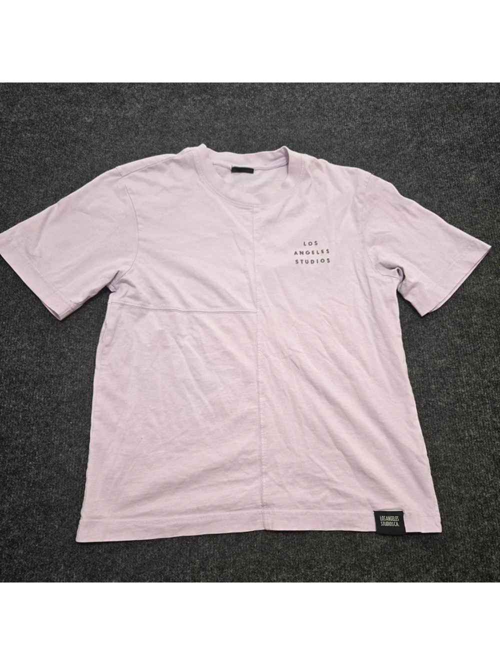 Lefties man Los Angeles Studios T‑Shirt Lavender Purple Short Sleeve EUR xs